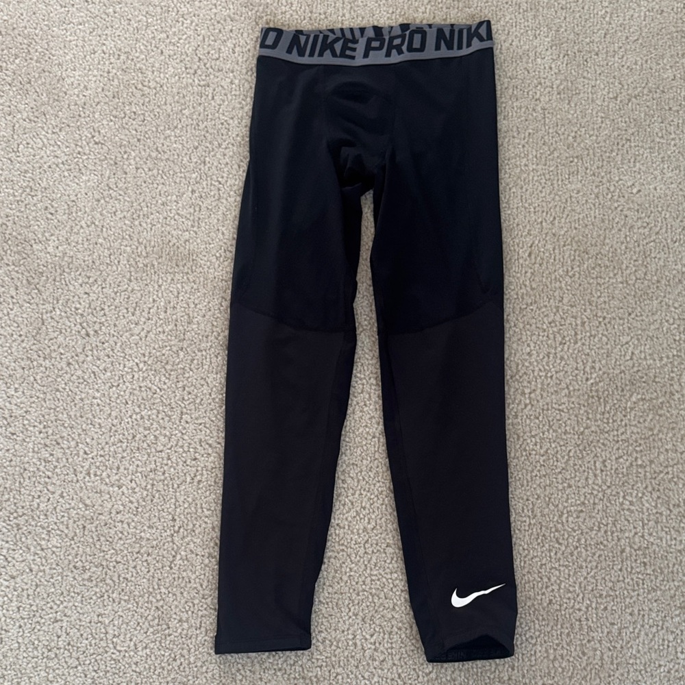 Nike Kids Pro Black Leggings